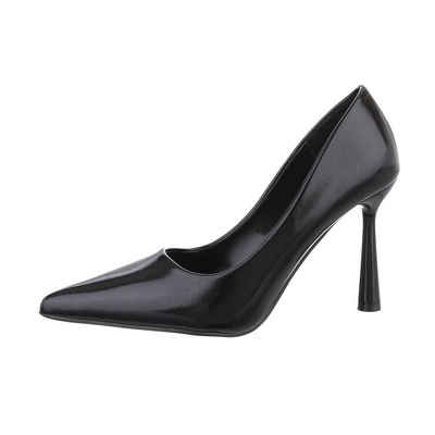  Damen Abendschuhe Elegant High-Heel-Pumps Pfennig-/Stilettoabsatz High Heel Pumps in Schwarz