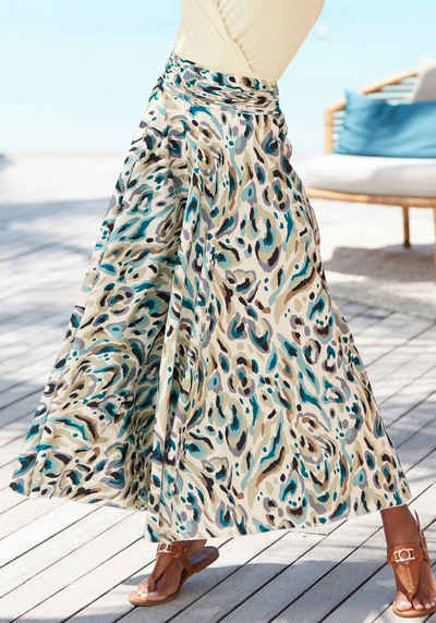  Hosenrock mit Alloverdruck, Culotte, extraweites Bein buy