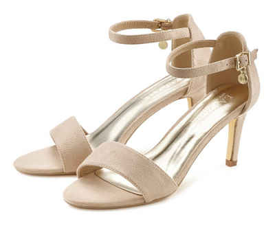  High-Heel-Sandalette Riemchensandalette, modisches Design & Schnallenverzierung VEGAN