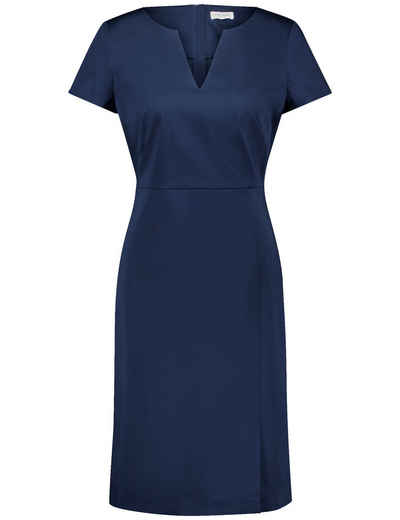  Midikleid Etuikleid mit langem Rückenzipper