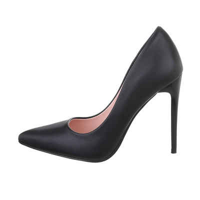  Damen Abendschuhe Elegant High-Heel-Pumps Pfennig-/Stilettoabsatz High Heel Pumps in Schwarz