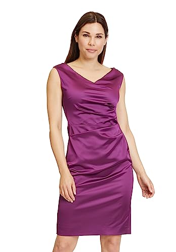 Vera Mont Damen Business-Etuikleid mit Raffung Real Purple,38