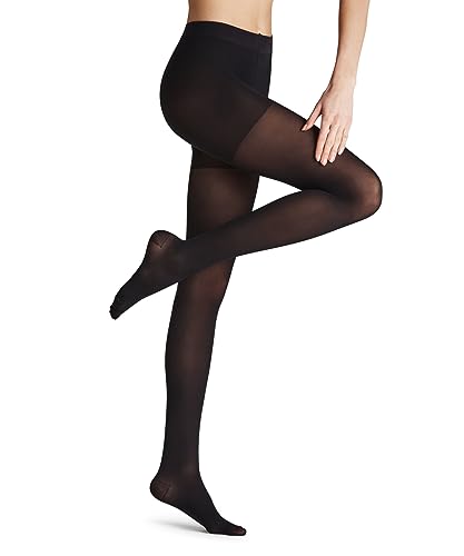 FALKE Damen Strumpfhose Energize 50 DEN W TI Halb-Blickdicht mit Kompression 1 Stück, Schwarz (Black 3009), XL