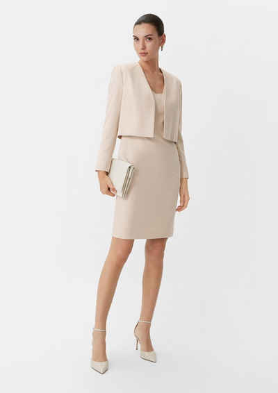  Minikleid Elegantes Etuikleid mit Kappärmeln