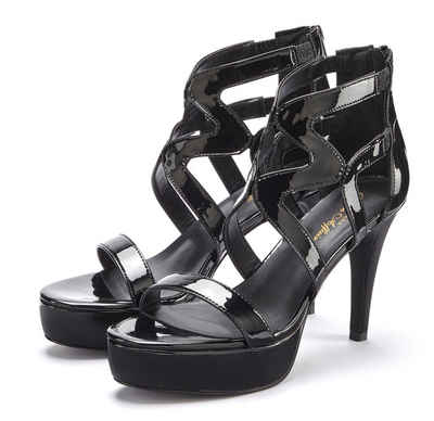  High-Heel-Sandalette erotisch offener Schuh, Sandale, Pumps, Plateau