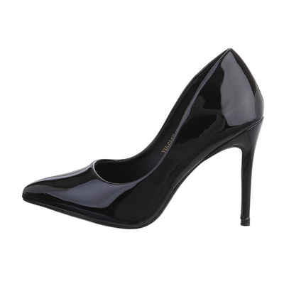  Damen Abendschuhe Elegant High-Heel-Pumps Pfennig-/Stilettoabsatz High Heel Pumps in Schwarz