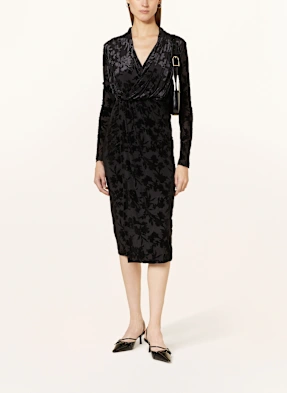 DIANE VON FURSTENBERG Samtkleid TAMRA in Wickeloptik buy