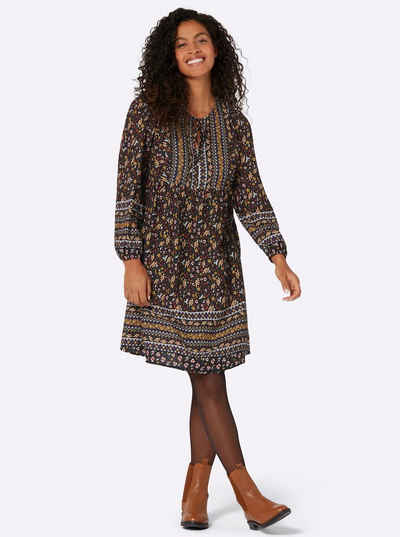  Etuikleid Druck-Kleid