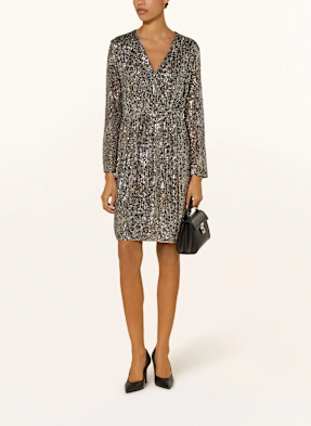 lilienfels Kleid in Wickeloptik mit Pailletten buy
