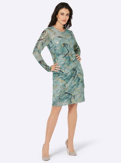  Etuikleid Meshkleid
