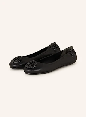 TORY BURCH Ballerinas MINNIE mit Schmucksteinen