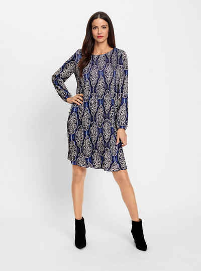  Etuikleid Druck-Kleid