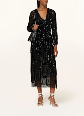 maje Plisseekleid mit Pailletten buy