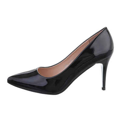  Damen Abendschuhe Elegant High-Heel-Pumps Pfennig-/Stilettoabsatz High Heel Pumps in Schwarz