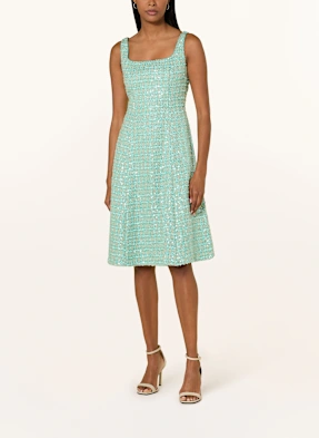 ADRIANNA PAPELL Tweed-Kleid mit Glitzergarn und Pailletten