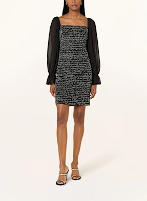 ADRIANNA PAPELL Tweed-Kleid mit Glitzergarn