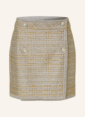 SEM PER LEI Tweed-Rock mit Glitzergarn