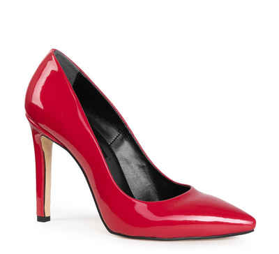  Lucia rot lack High-Heel-Pumps Bequeme Damen Abendschuhe