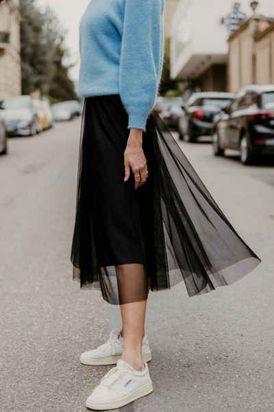  Tüllrock Einfarbiger Tüllrock – mit Gummibund und Unterrock – Onesize (34-40) buy