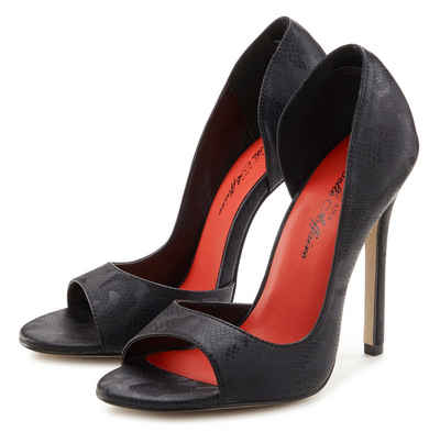  High-Heel-Sandalette stilvoller, offener Schuh mit hohem Absatz, Peeptoe Pumps