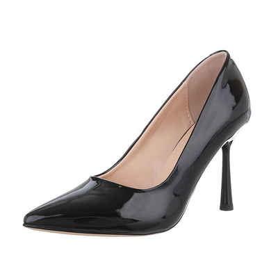  Eleganter Pumps für besondere Anlässe, bequeme Heels High-Heel-Pumps (87118464) Pfennig-/Stilettoabsatz High Heel Pumps in Schwarz