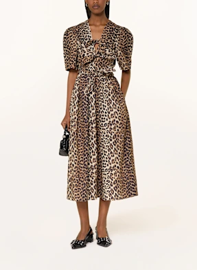 GANNI Kleid mit Cut-outs