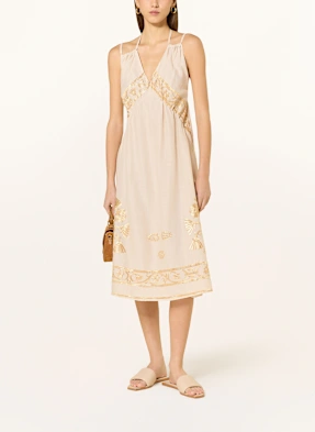 Greek Archaic Kori Strandkleid CRETE mit Glitzergarn