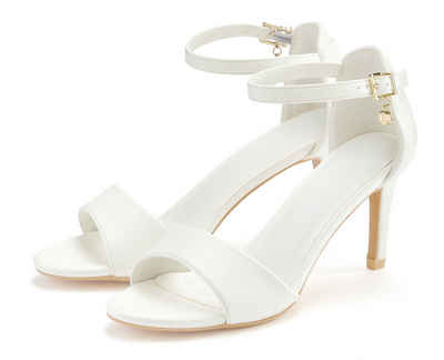  Sommerschuh High-Heel-Sandalette Sandale, Sandalette, Riemchensandalette VEGAN