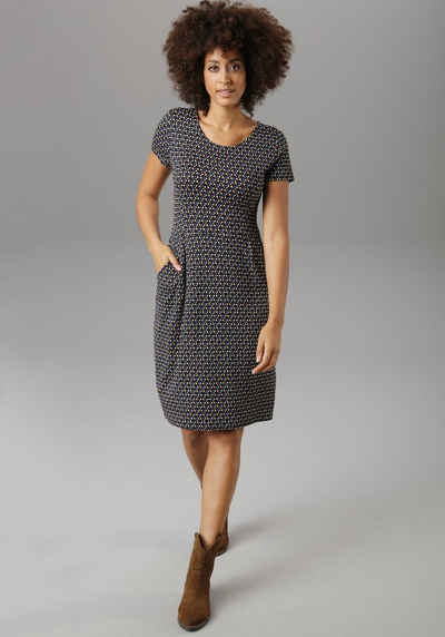  Jerseykleid mit bunten Punkten buy