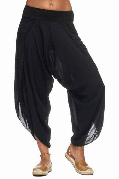  Hosenrock Damen Made in Italy Leicht Bequem Onesize (Gr.36-44) (100% Viskose, bund mit gummizug) Rock für Frühling Sommer Herbst