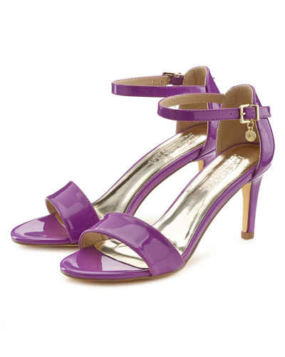  Sommerschuh High-Heel-Sandalette im zeitlosen Design, Riemchensandalette VEGAN