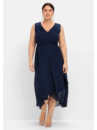  Abendkleid Große Größen in Wickeloptik