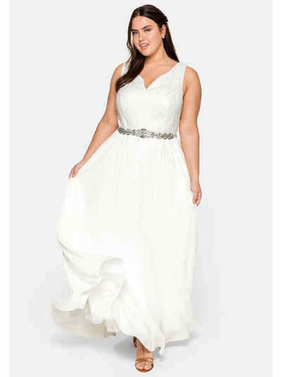  Abendkleid Große Größen mit Paillettendekoration