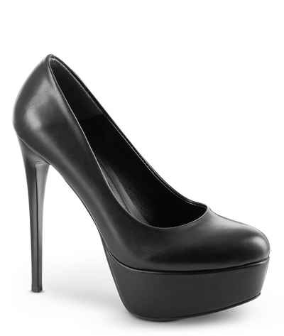  Aria schwarz matt High-Heel-Pumps