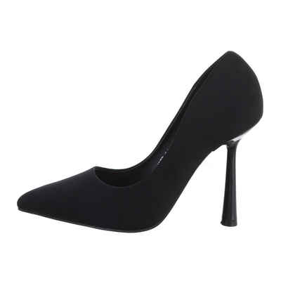  Damen Abendschuhe Elegant High-Heel-Pumps Pfennig-/Stilettoabsatz High Heel Pumps in Schwarz