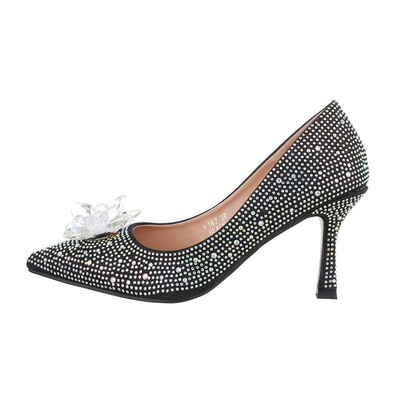  Damen Abendschuhe Party & Clubwear High-Heel-Pumps Pfennig-/Stilettoabsatz High Heel Pumps in Schwarz