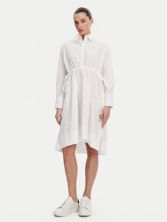 French Connection Kleid für den Alltag 71NZS Weiß Regular Fit