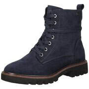 Jana Schnürstiefelette Damen blau blau