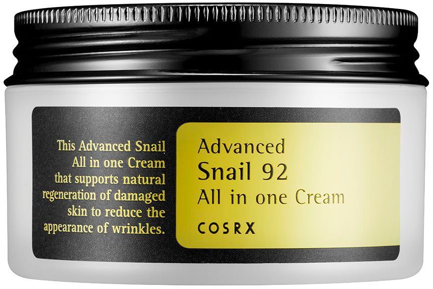 Cosrx Anti-Aging-Creme ADVANCED SNAIL 92 ALLE IN ONE CREAM, für trockene Haut, regeneriert und beruhigt intensiv
