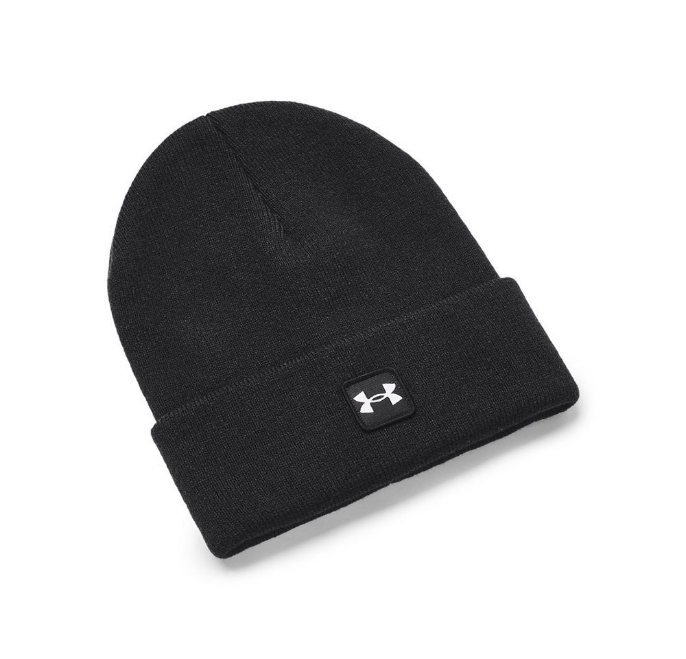 Under Armour® Beanie HALFTIME BEANIE gerippter Acryl-Strickstoff, schweißableitend, schnell trocknend