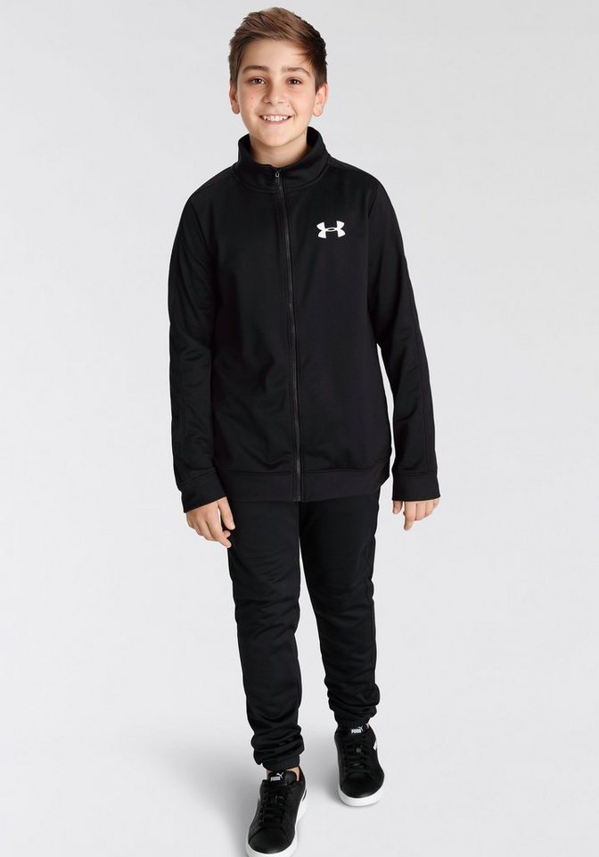 Under Armour® Trainingsanzug UA Rival Knit Track Suit, weiches, innen angerautes Material, schnell trocknendes Polyester