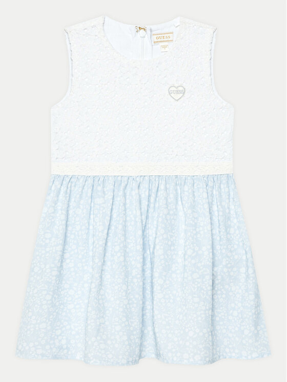 Guess Kleid für den Alltag K5GK29 WH7F0 Weiß Regular Fit