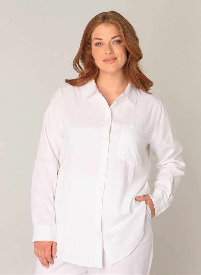 Base Level Curvy Langarmbluse Yaella Große Größen