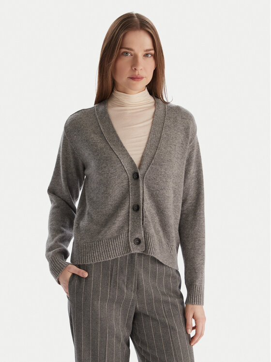 Marella Strickjacke Emme by Marella Blazer 2525346032 Grau Regular Fit