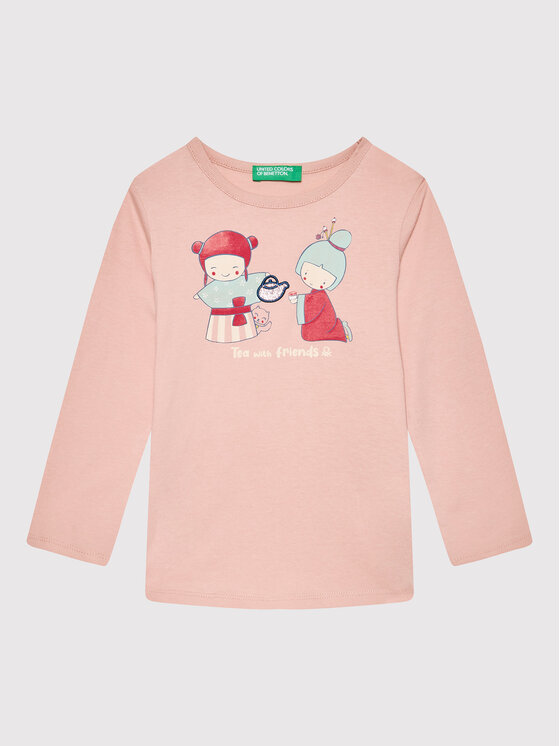 United Colors Of Benetton Bluse 3096G104O Rosa Regular Fit