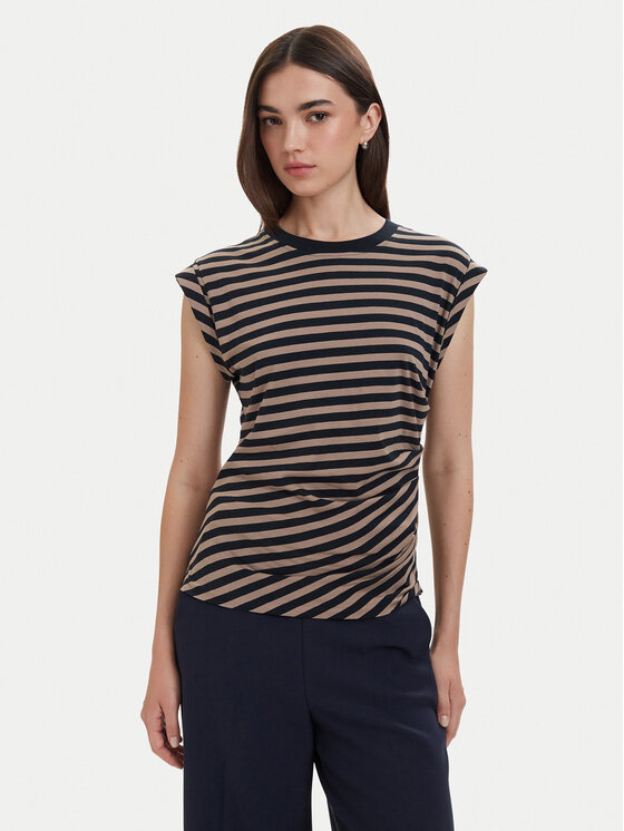 BOSS Bluse Epka 50574979 Hellbraun Regular Fit