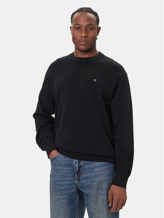 Calvin Klein Jeans Pullover LV04RC309G Schwarz Regular Fit