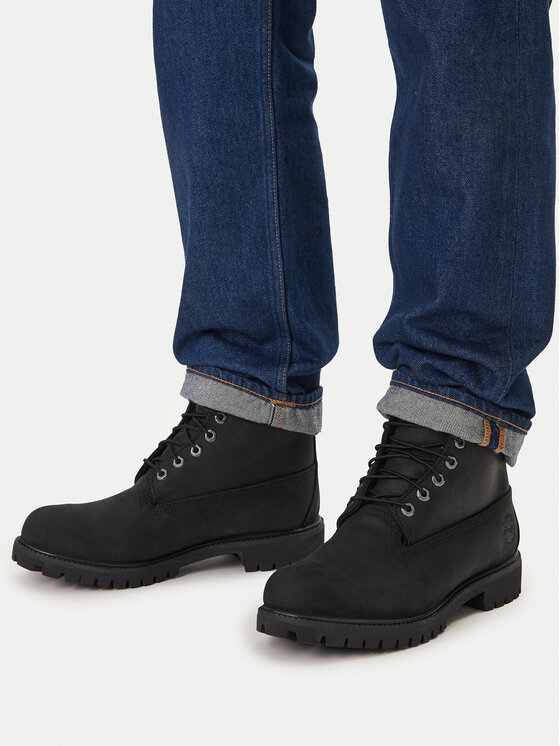 Timberland Schnürstiefeletten Premium 6-Inch Waterproof Winter TB1A2E2P0011 Schwarz