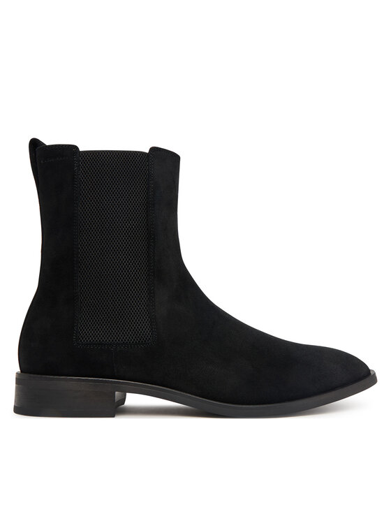Calvin Klein Klassische Stiefeletten Slim Ess Chelsea Su HM0HM02275 Schwarz