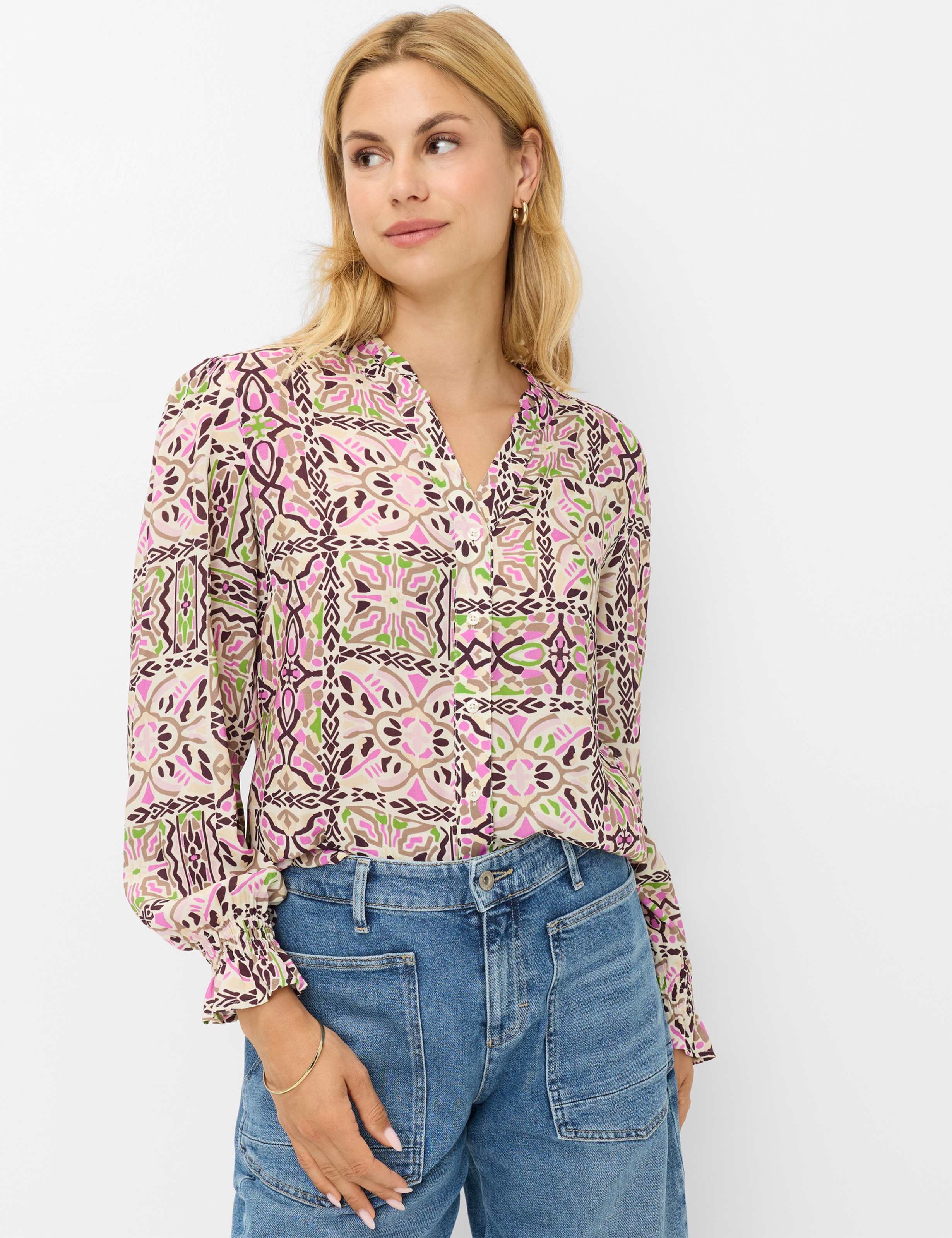 Brax Damen Bluse Style VIOLET bright purple, Rosa,